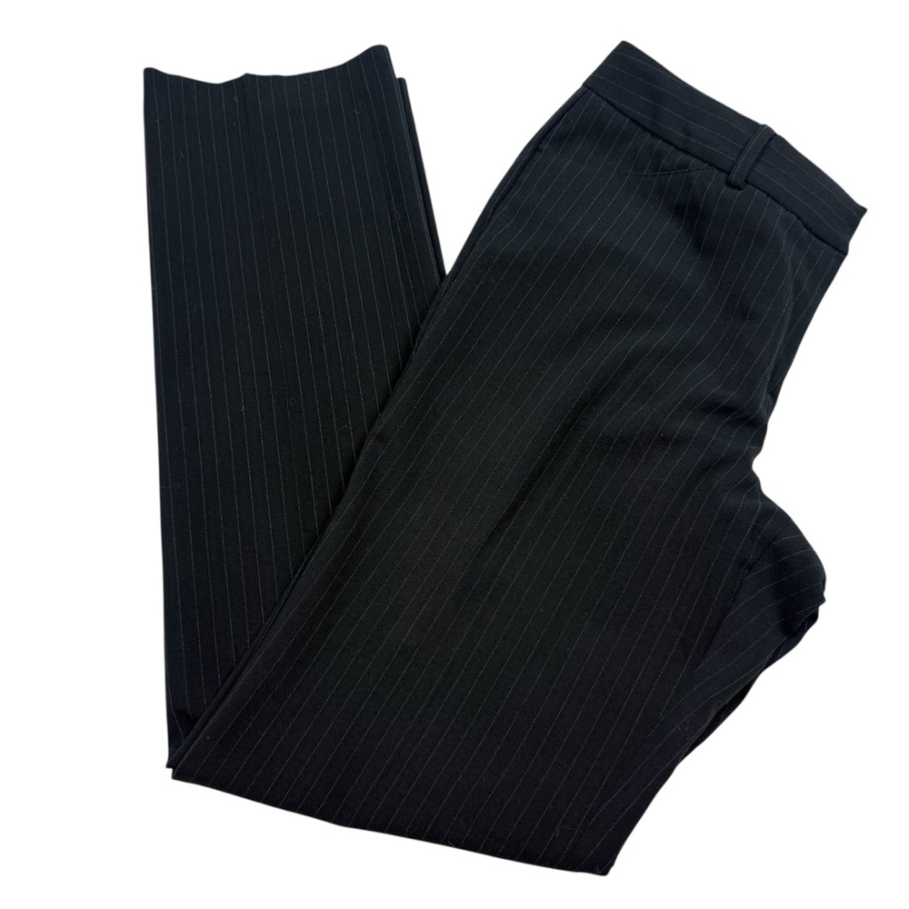 Zac & Rachel Women's Black Pinstripe Trousers